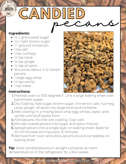Free Candied Pecan Recipe Printable – Easy Holiday Snack Download
